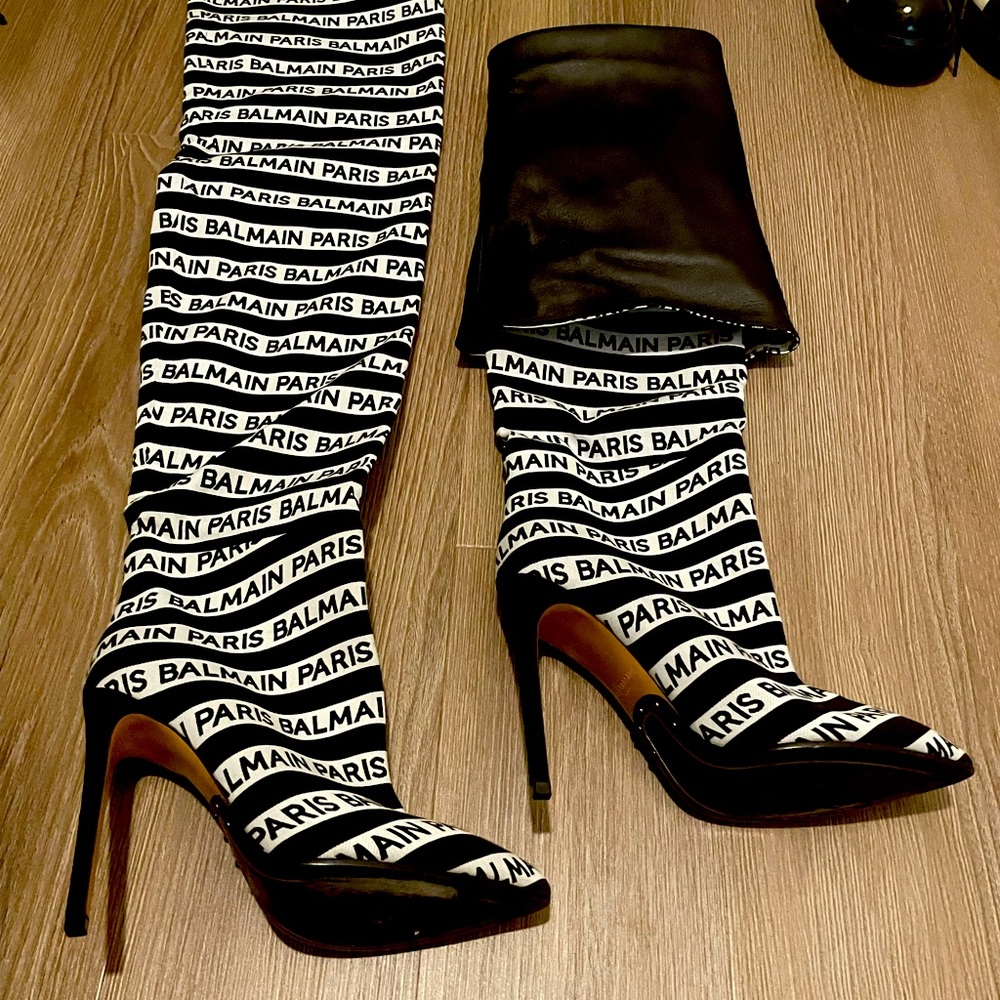 Balmain Janis over the knee boots - Picture 3 of 5